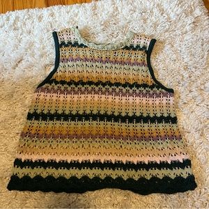 Crocheted tank
